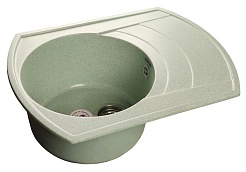 Granfest  Мойка кухонная Rondo GF-R650L Салатовый – фотография-1